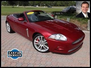 2009 jaguar xk series 2dr conv xkr, supercharged, bluetooth, navigation, sirius