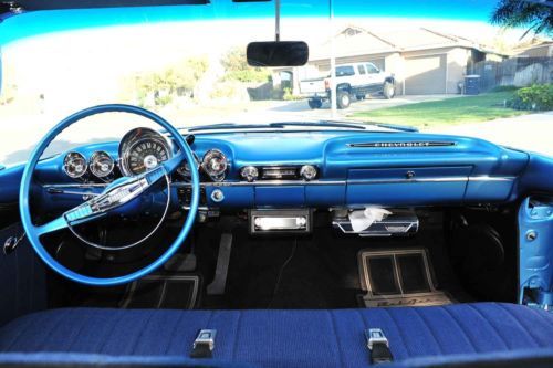 Restored 1960 Chevrolet BelAir 2 Door 350/350 PDB PS Clean Interior Show & Drive, image 11