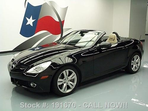 2009 mercedes-benz slk350 convertible pwr hard top 44k! texas direct auto