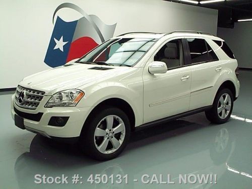 2009 mercedes-benz ml350 4matic awd sunroof only 31k mi texas direct auto