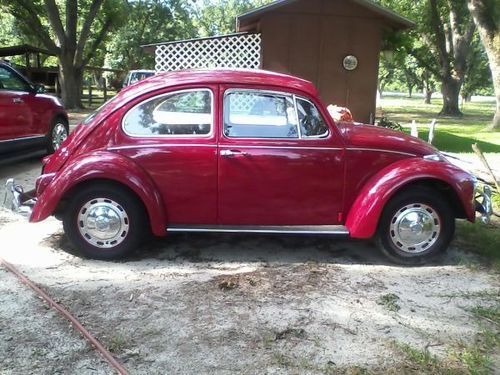 Rebuilt 1967 volkswagen beetle coupe with 12-volt system