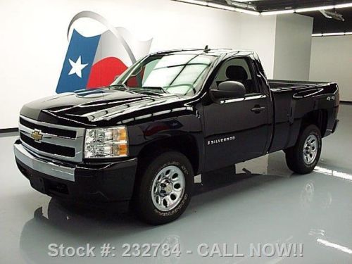 2008 chevy silverado regular cab 4x4 cruise ctrl 26k mi texas direct auto