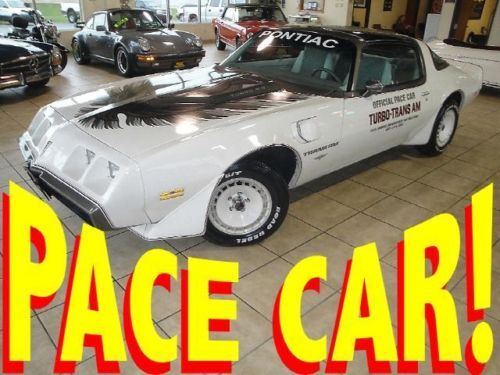 Rare find! 1980 pontiac trans am indy 500 pace car 34k original miles t-tops ac