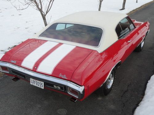 1970 chevelle ss 396 highly documented factory a.c. rare colors