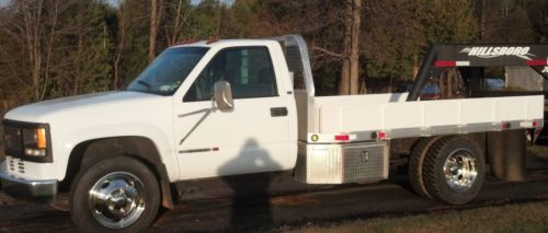 1998 gmc 3500hd diesel dually gooseneck 69000 miles