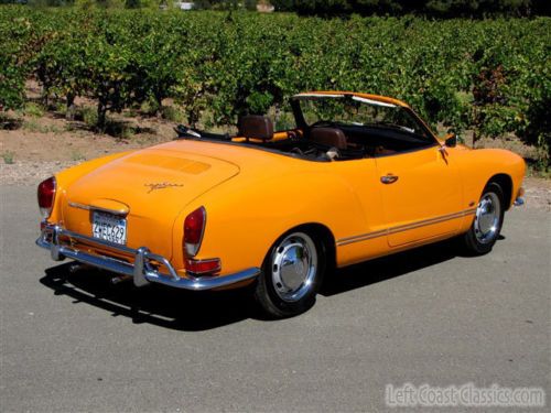 1971 volkswagen karmann ghia convertible 2-owner, california car since new, low