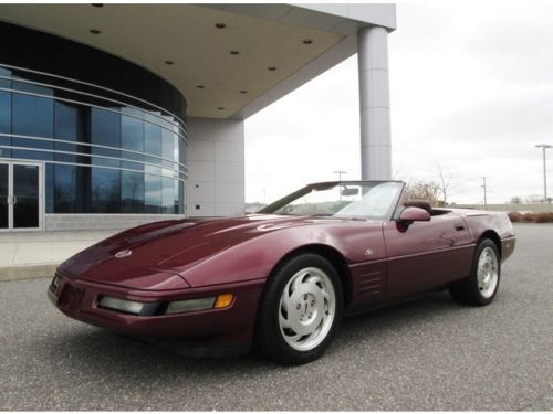 1993 chevrolet corvette convertible 40th anniversary low miles rare find