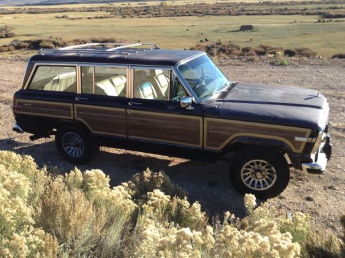 1989 jeep grand wagoneer 4-door sport utility vehicle