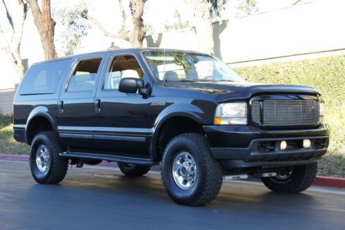 Lift&#039;d excursion limited leather 7.3l powerstroke diesel 4x4 ~ clean 2002