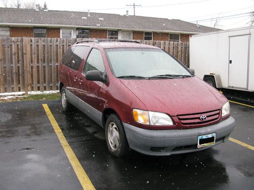 2001 toyota sienna le mini passenger van 5-door 3.0l