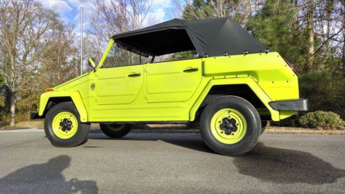 1974 vw thing trekker type 181 body off restoration