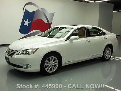 2011 lexus es350 sunroof vent seats nav rear cam 38k mi texas direct auto