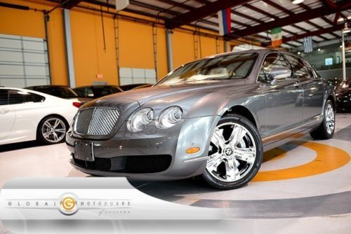 07 bentley continental flying spur awd 1 owner nav keyless pdc roof chromes