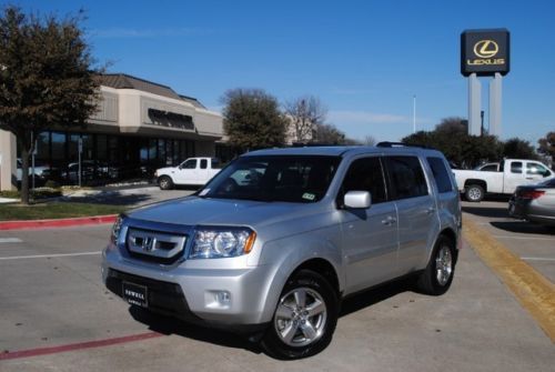 2009 honda pilot ex-l sunroof leather heated seats cd 3rd row low miles