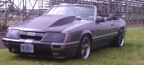 1985 mustang gt convertable 347 stroker / 5 sp /355 posi/ auto cross,all new drv