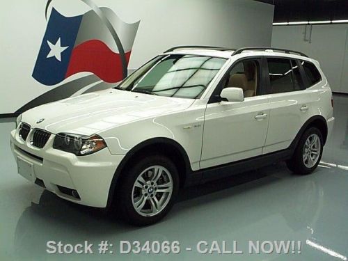 2006 bmw x3 3.0i awd/4x4 pano sunroof heated seat 67k texas direct auto