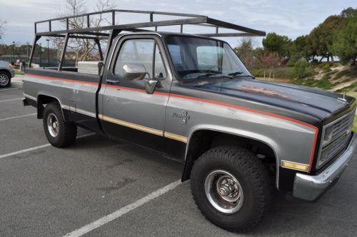 1984 chevrolet silverado k10 4x4 pick up truck 1984 silverado pick up truck