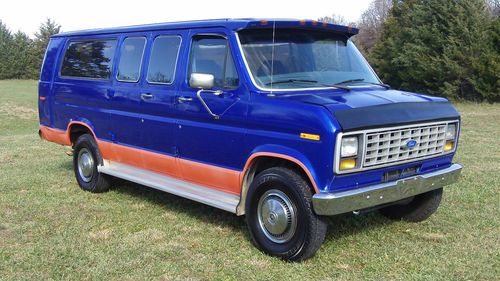 1985 ford econoline e350 van bus cargo model t camping tailgating trade no resv