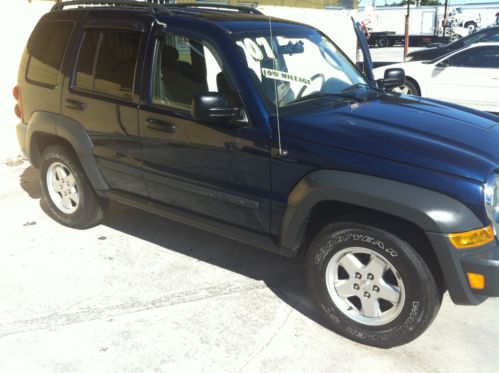 Jeep lberty 2007 blue