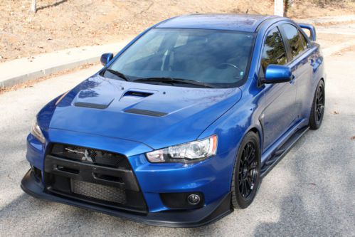 2008 mitsubishi evolution x gsr octane blue 22,000 miles w/ ssf defi &amp; carbon