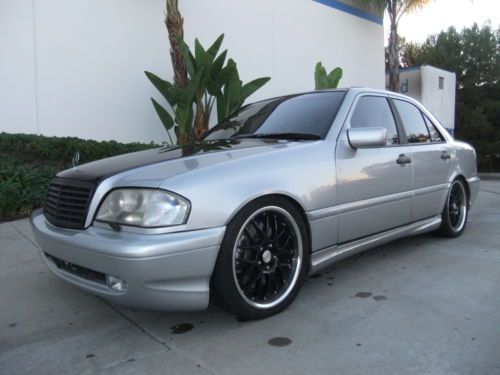 1999 mercedes-benz c43 amg sedan v8 4.3l fully loaded, many upgrades