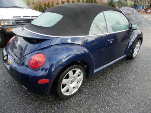 Nice fun 2003 volkswagen new beetle 1.8l turbo tiptronic  gls convertible auto