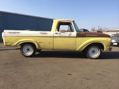 1962 ford f100 unibody short bed shop truck rat rod patina f-100 swb porterbuilt