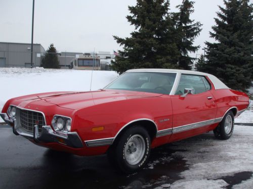 1972 ford grand torino 2dr hardtop #s matching with factory air, southern beauty