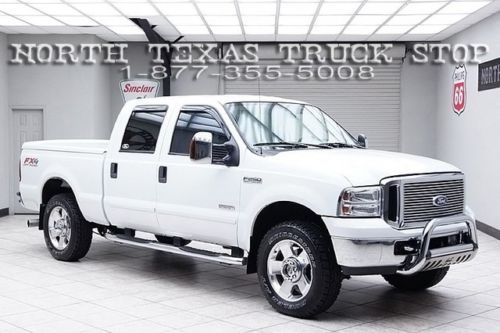 2006 ford f250 diesel 4x4 lariat fx4 heated leather 20s 1 texas owner