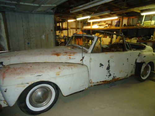 1947 lincoln continental convertible project