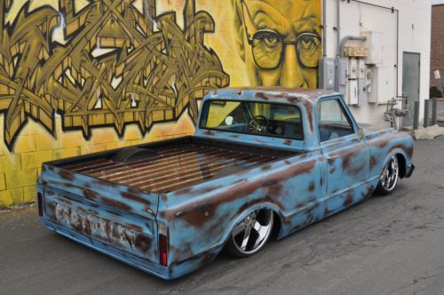 68 C10 BAGGED SHOP TRUCK PATINA VORTEC 5.3 LS MOTOR, image 5