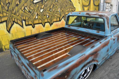 68 C10 BAGGED SHOP TRUCK PATINA VORTEC 5.3 LS MOTOR, image 8