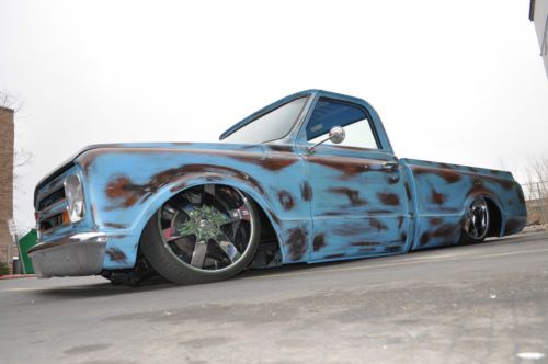 68 C10 BAGGED SHOP TRUCK PATINA VORTEC 5.3 LS MOTOR, image 17
