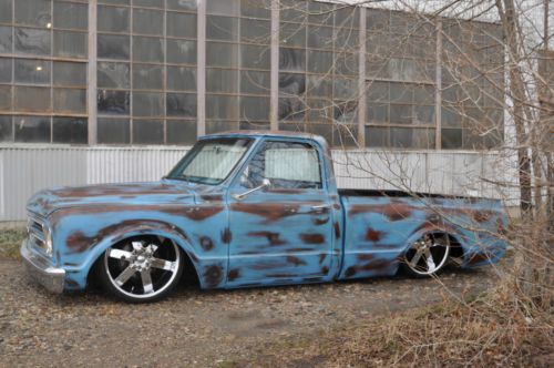 68 C10 BAGGED SHOP TRUCK PATINA VORTEC 5.3 LS MOTOR, image 21