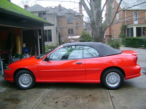 1998 chevrolet cavalier z24 convertible 2-door 2.4l 50kmi