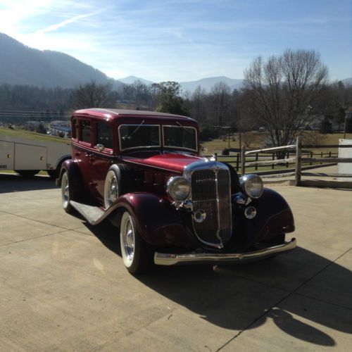 1933 chrysler dual mount - street rod - suicide doors - 340 tri-power engine