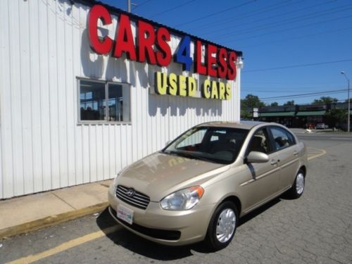 2006 beige hyundai accent gls sedan 4-door 1.6l