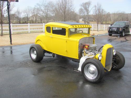 1930 model a 5 window coupe - custom build - all new - chopped - rumble seat