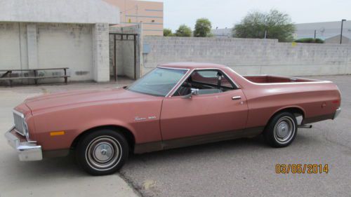 1974 ford ranchero 500  arizona one family owned  + phoenix arizona no reserve