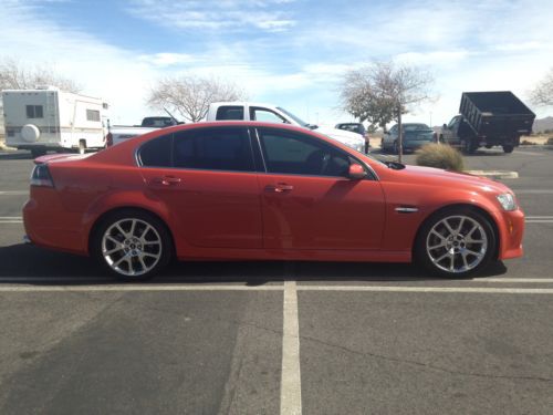 2008 pontiac g8 gt gxp clone 582 hp 540 tq ignition orange daily driver