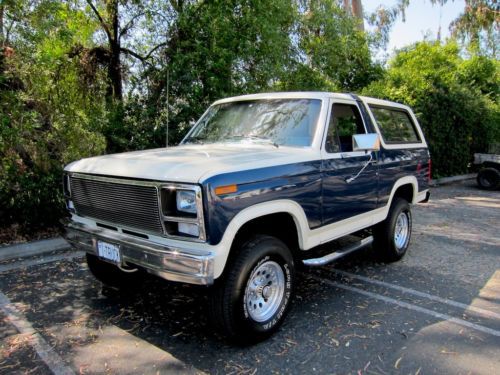 1981 ford bronco xlt celebrity nfl player mint rare ground up resto docs ca pink
