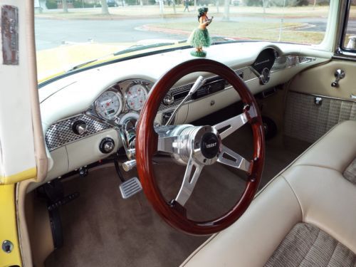 STUNNING - RESTORED 1956 CHEVROLET 210 COUPE STREET ROD 383 V8 A/C P/S P/B NICE!, image 60