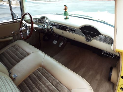 STUNNING - RESTORED 1956 CHEVROLET 210 COUPE STREET ROD 383 V8 A/C P/S P/B NICE!, image 69