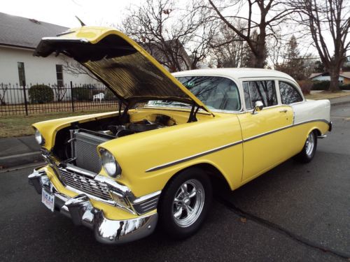 STUNNING - RESTORED 1956 CHEVROLET 210 COUPE STREET ROD 383 V8 A/C P/S P/B NICE!, image 74