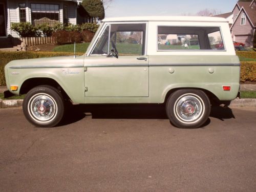 1969 ford bronco 4x4 uncut 100% original has orig data card books  time capsule