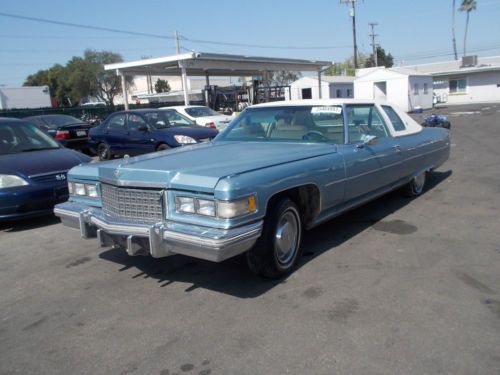 1976 cadillac deville, no reserve