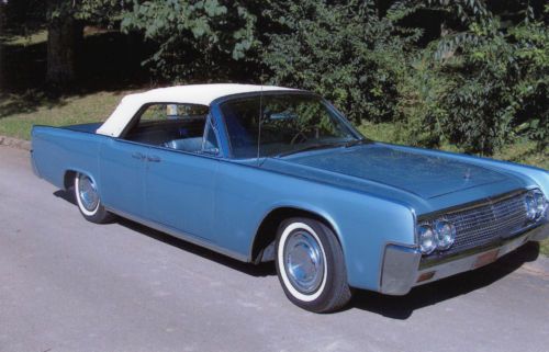 1963 lincoln continental convertible