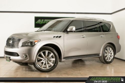 2012 infiniti qx56 4wd 7-passenger rear dvd theatre pkg navigation