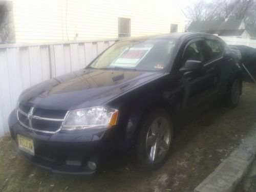 2008 dodge avenger sxt sedan 4-door 2.4l drk blue 18&#034; chrome rims