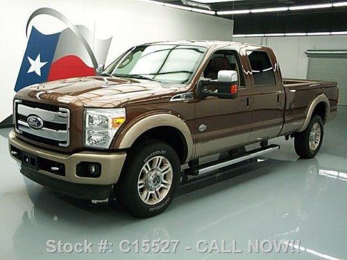 2011 ford f350 king ranch diesel 4x4 sunroof nav 44k mi texas direct auto